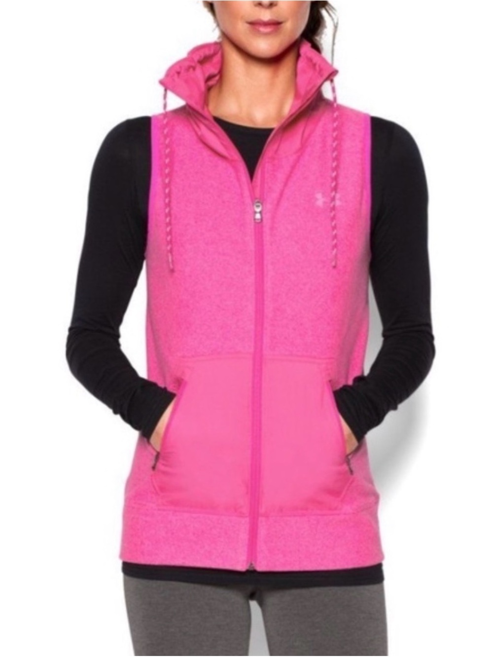 Under Armour Pink Coldgear Survivor Hybrid Vest Sz small (w)